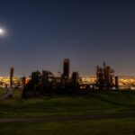 a photo of Seattle at night showing how night photography can make beautiful pictures