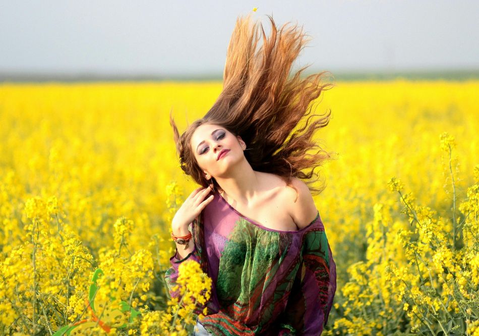 Moving freely while photo shoot