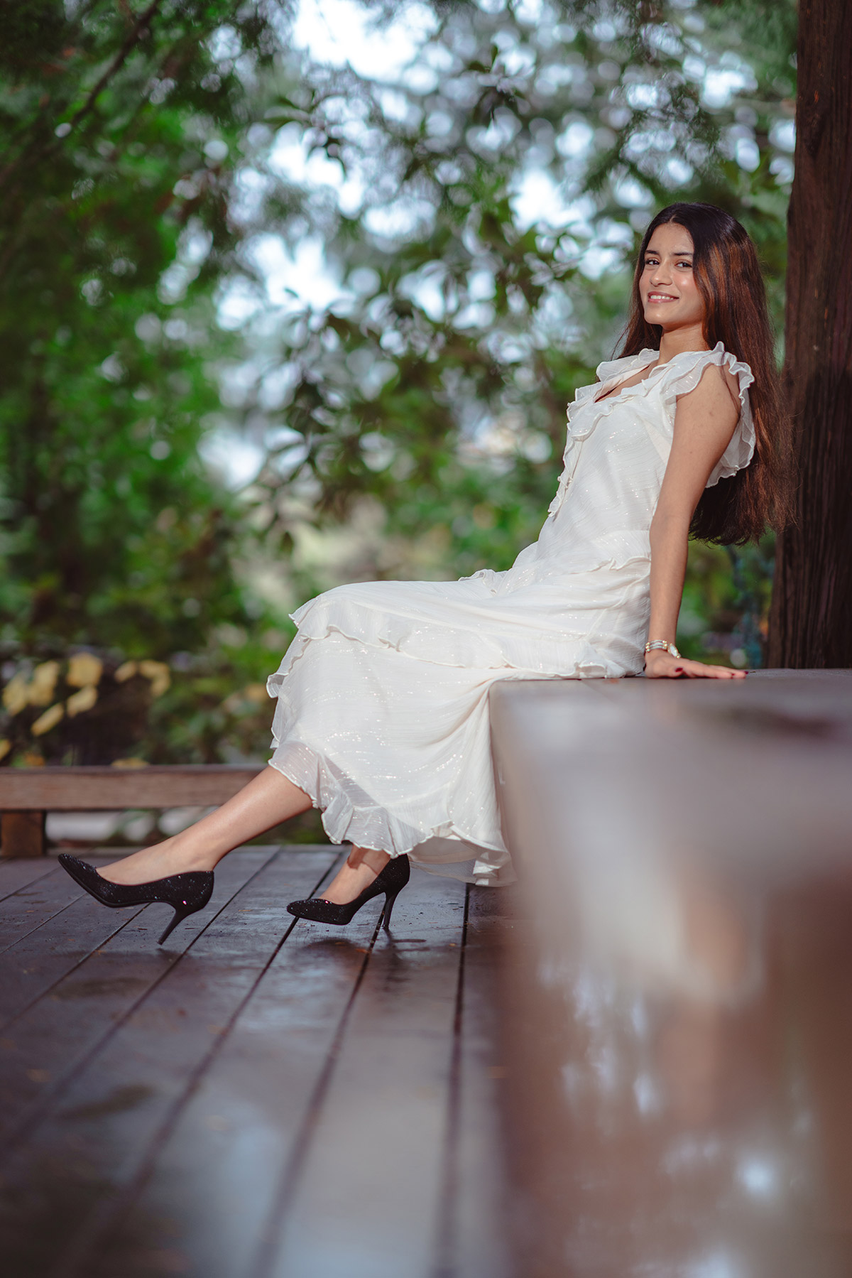 A professional pose for portrait photography