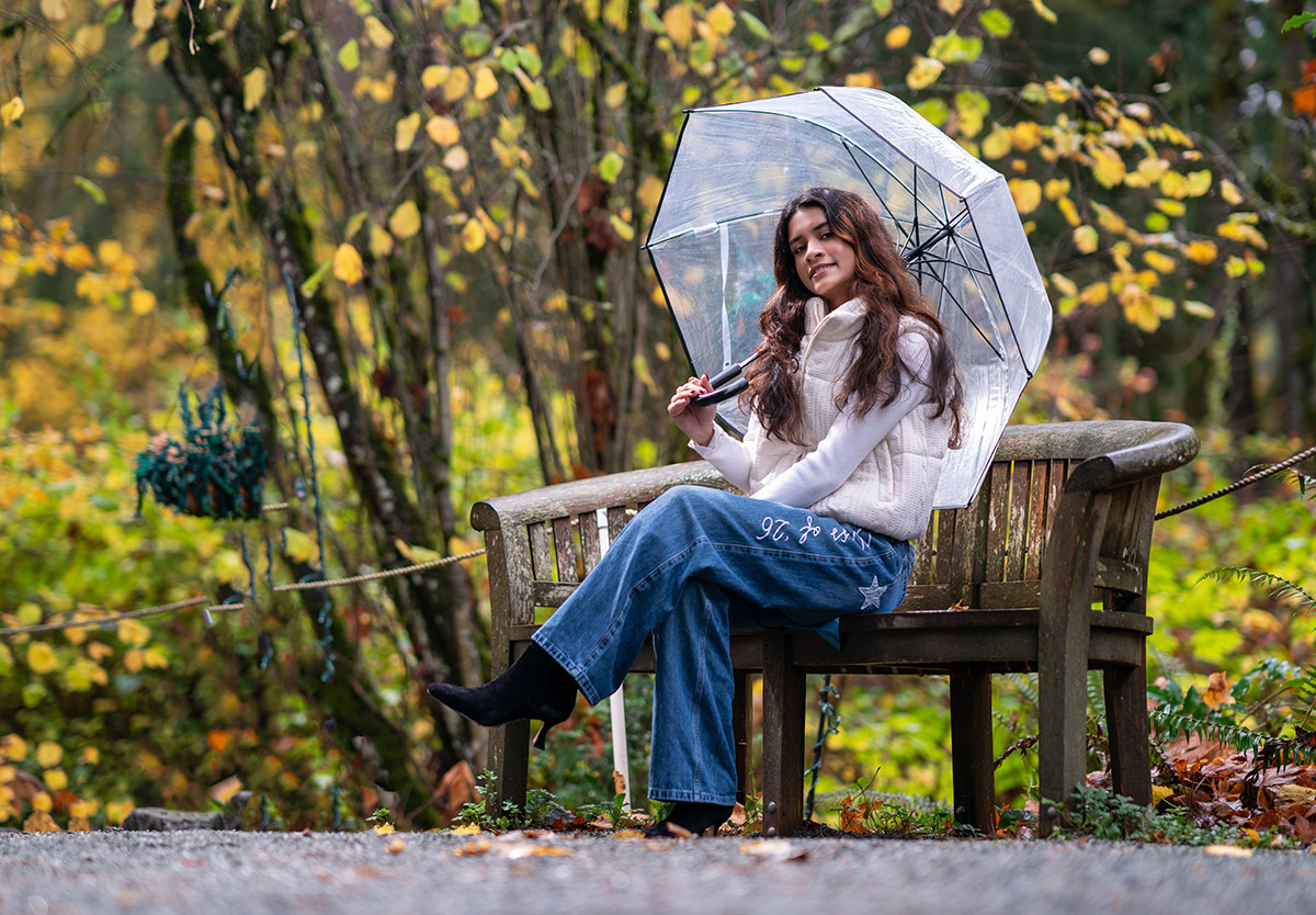 A professional pose for portrait photography