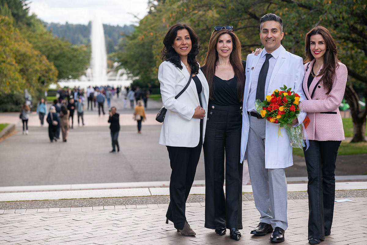 Graduation picture with partner