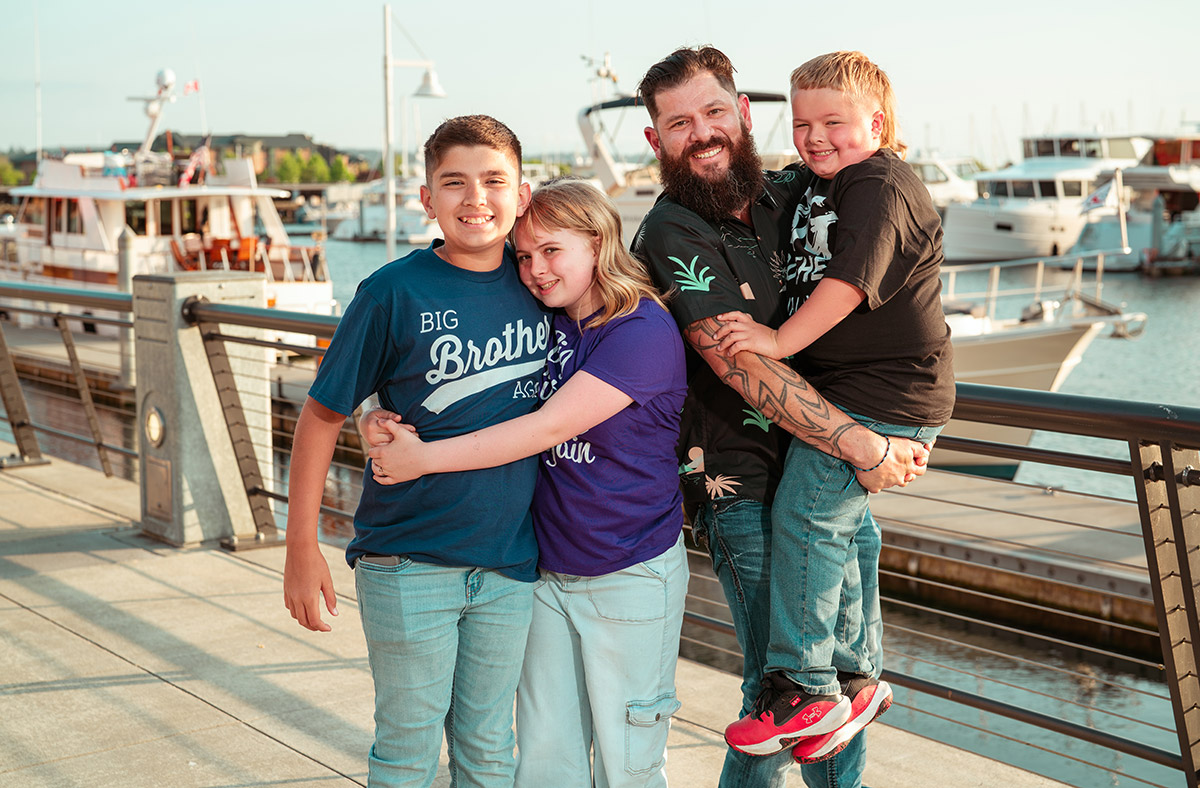 A happy family
