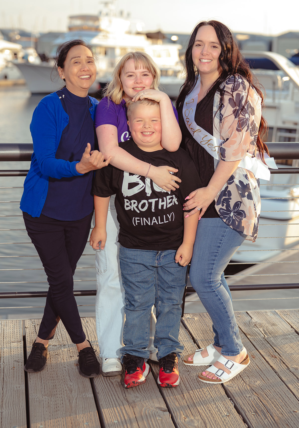 Family photo of a happy family