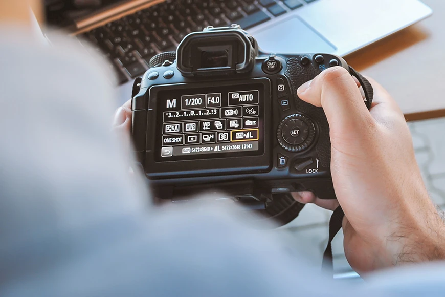 adjusting camera settings